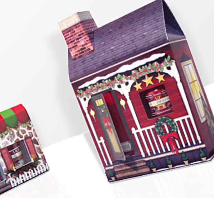 Yankee Candle village packaging